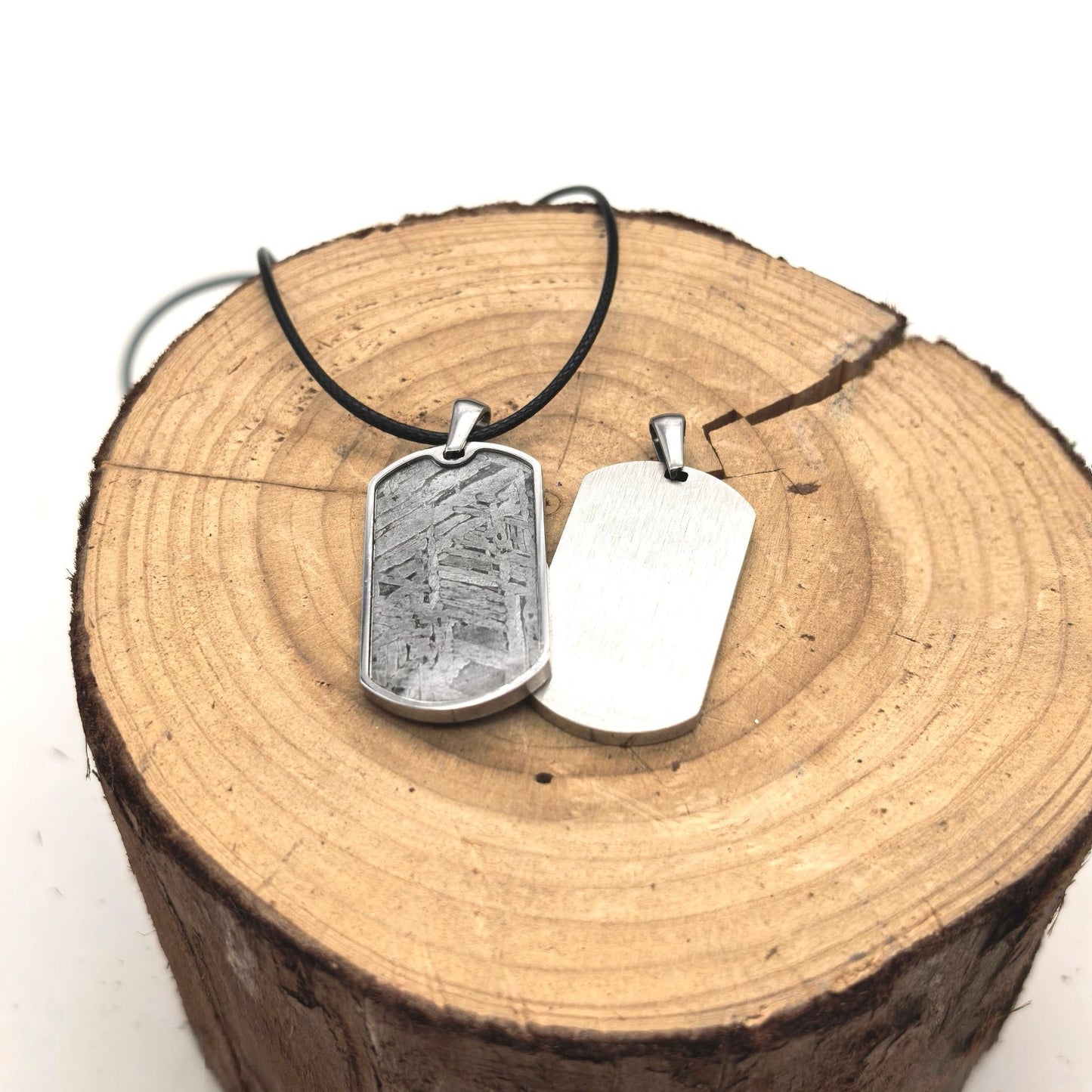 Natural Iron Meteorite Pendant Necklace: Space Jewelry Gift