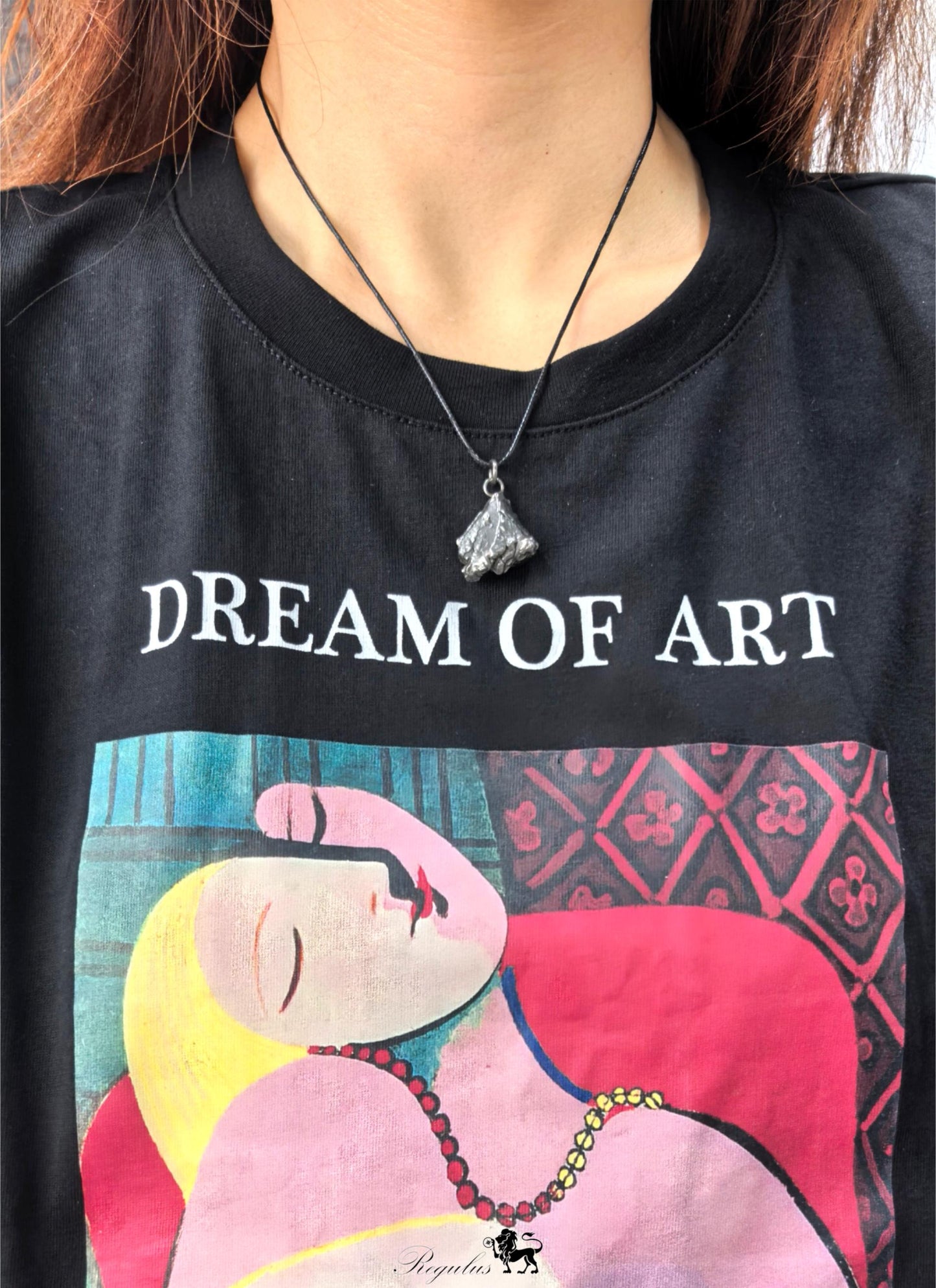 Aletai Iron Meteorite Pendant, Raw Cosmic Specimen