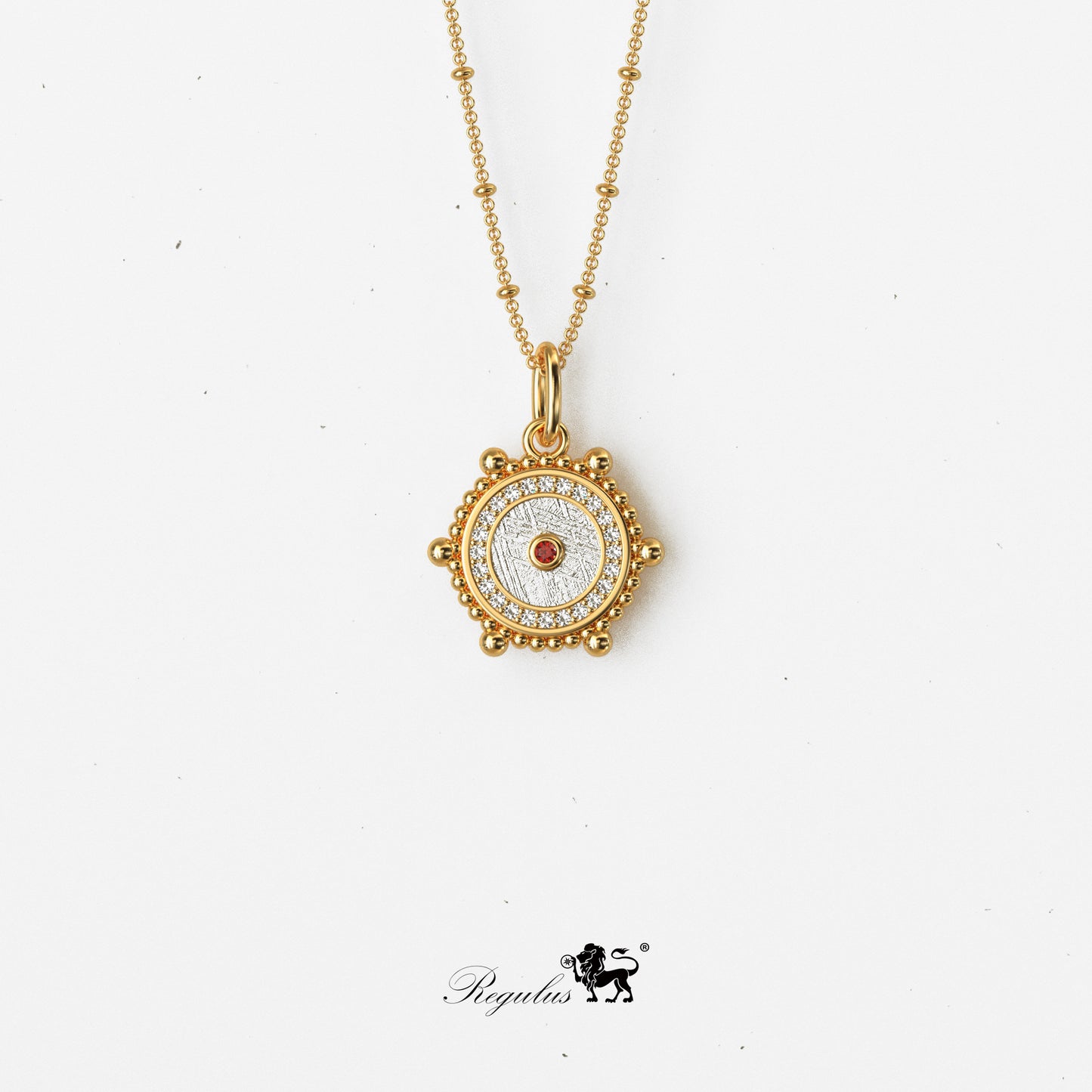 Muonionalusta Meteorite Pendant