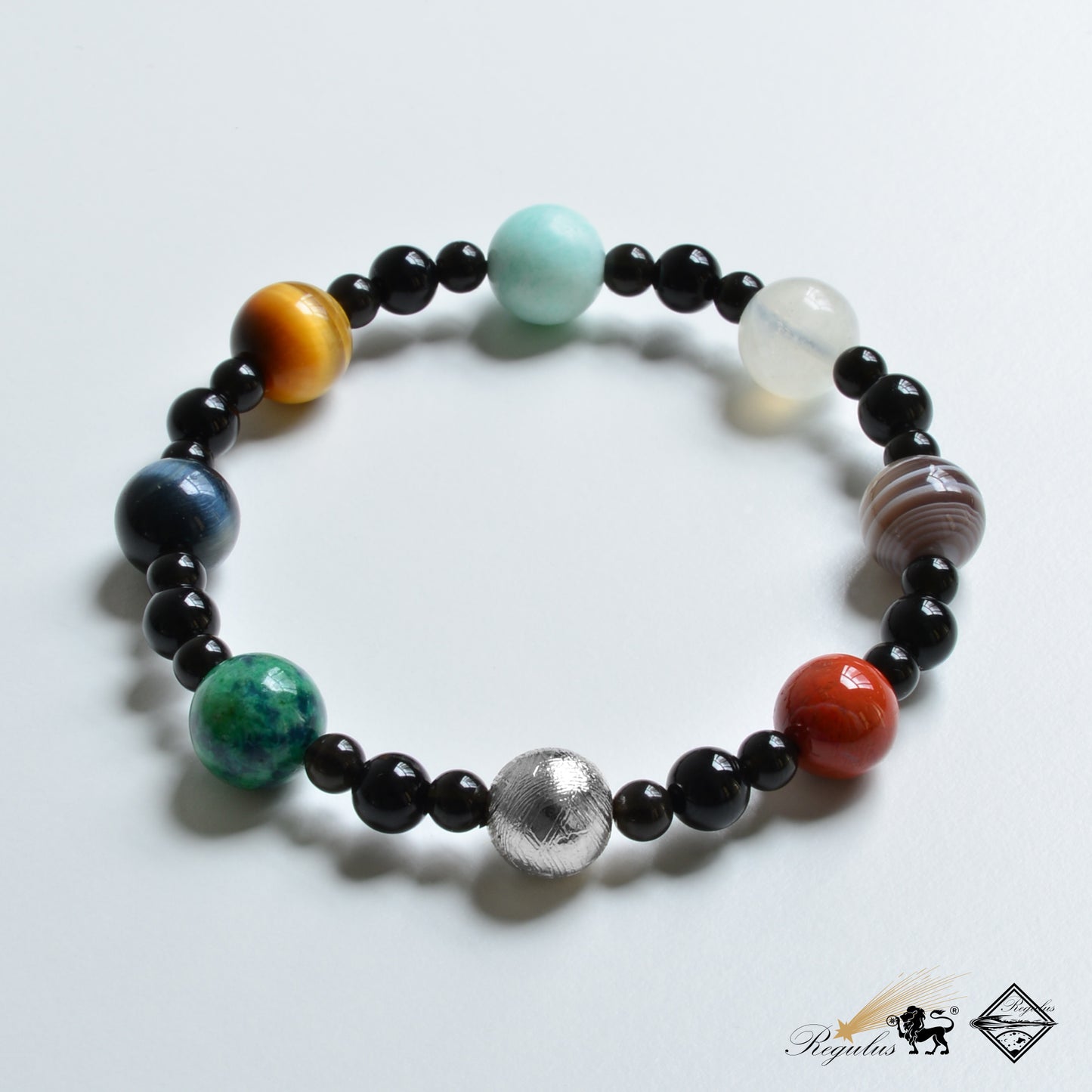 Galaxy Muonionalusta Meteorite Bracelet