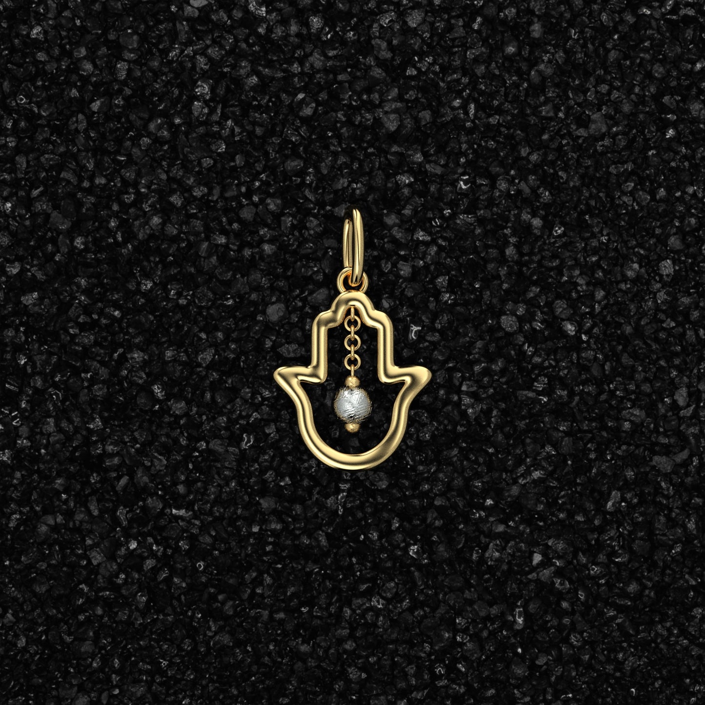 Muonionalusta Meteorite Pendant