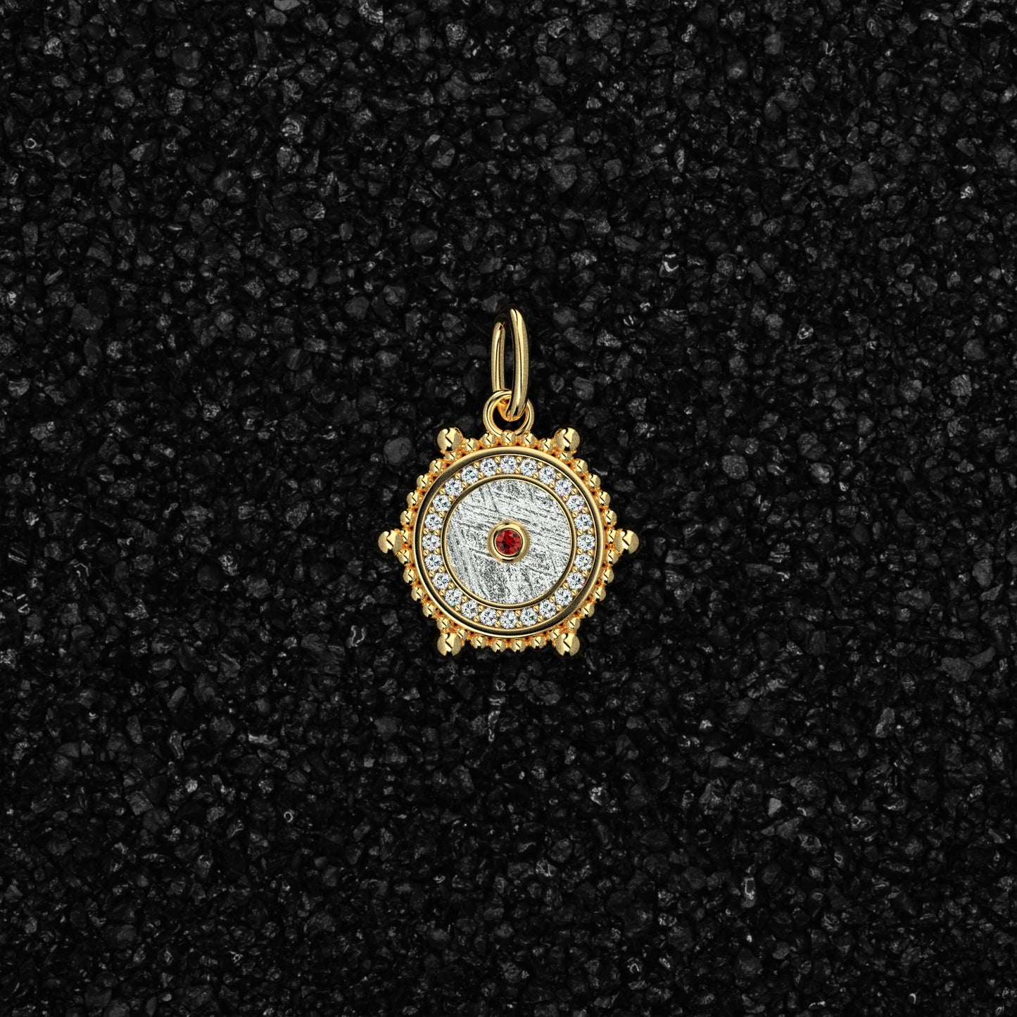 Muonionalusta Meteorite Pendant