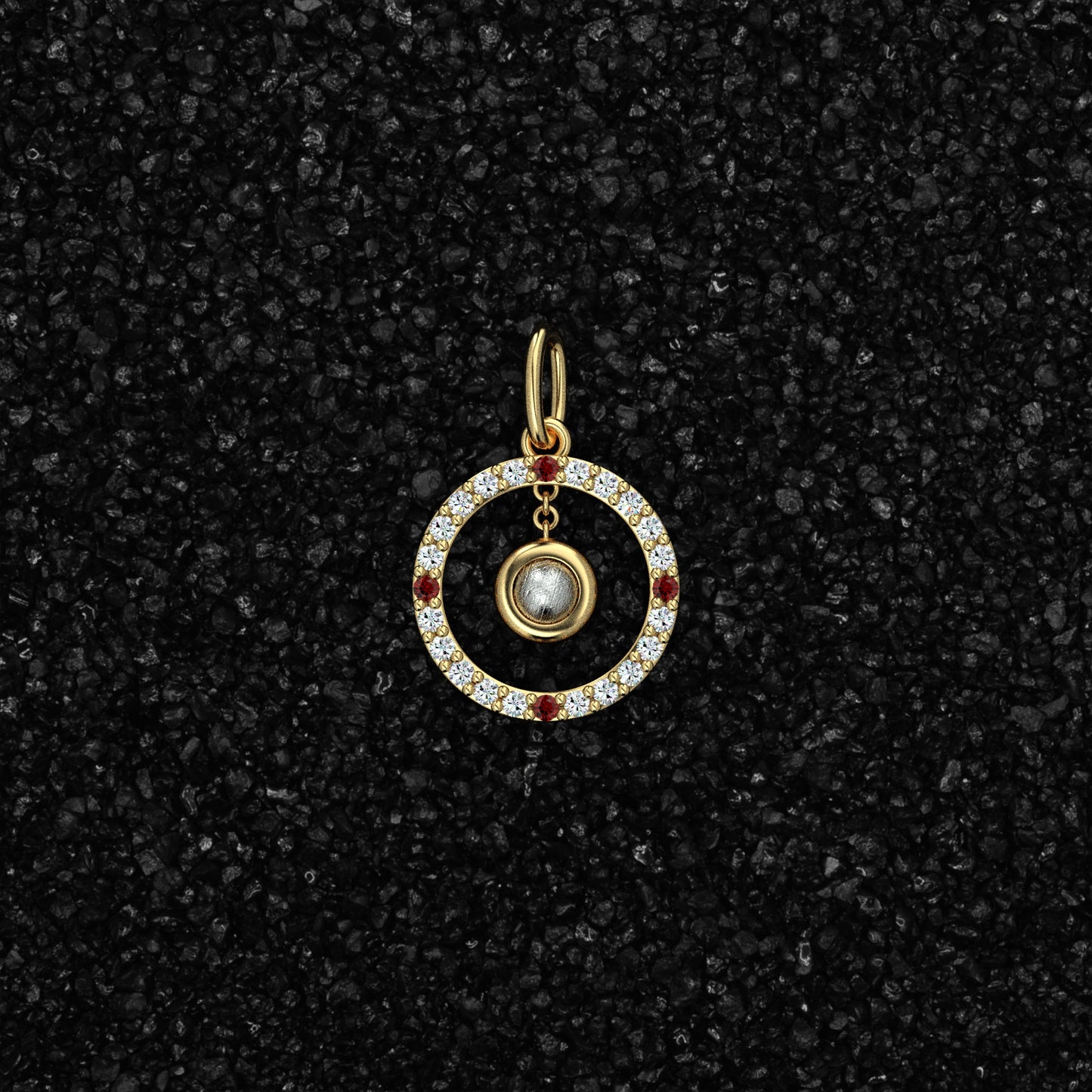 Muonionalusta Meteorite Pendant
