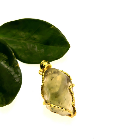 Tektites,Pendant,Meteorite,About 2-3cm,Glass meteorite wrapped in 925 silver,Libya Natural Glass,For man/woman,holiday gift