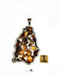 Pallasite Meteorite Pendant, Olive Green Crystal, Stainless Steel