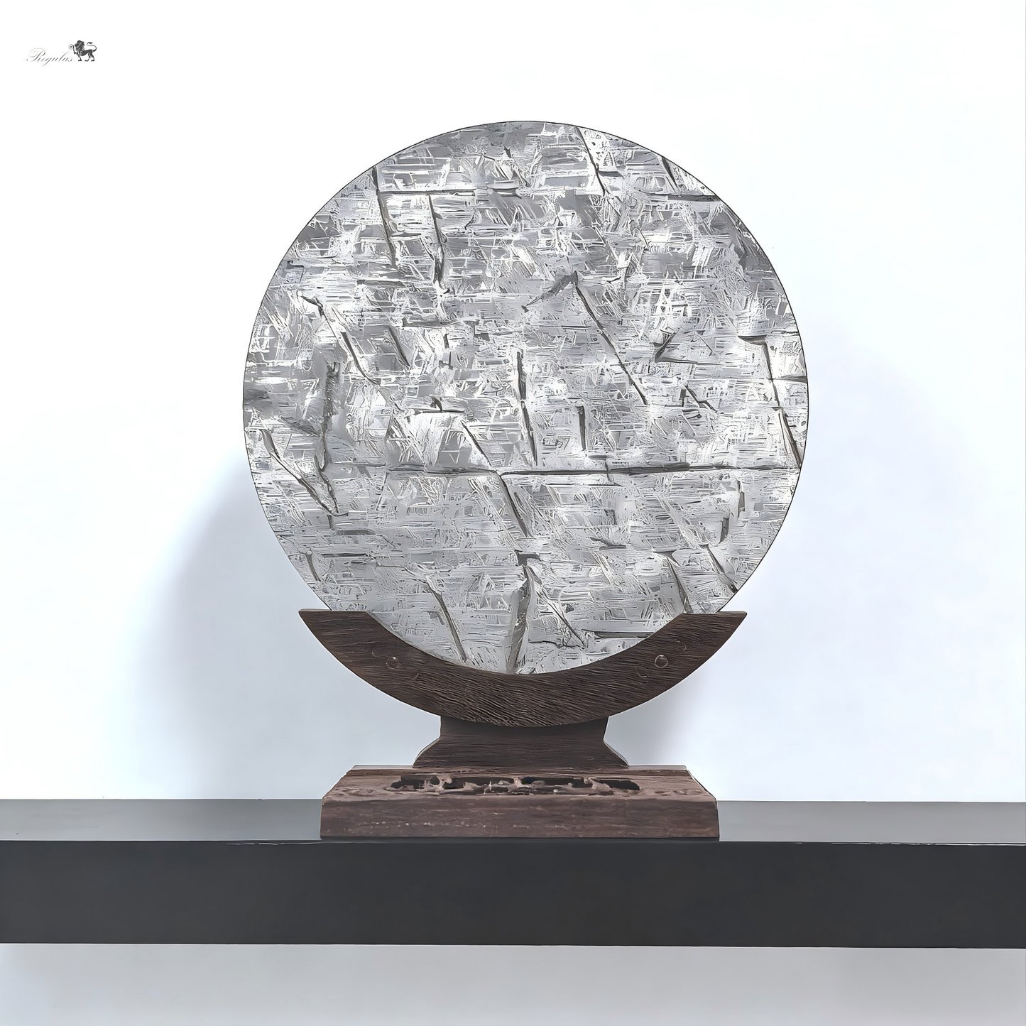 Exquisite Meteorite "Full Moon" Disc · An Eternal Circle Preserving Stardust