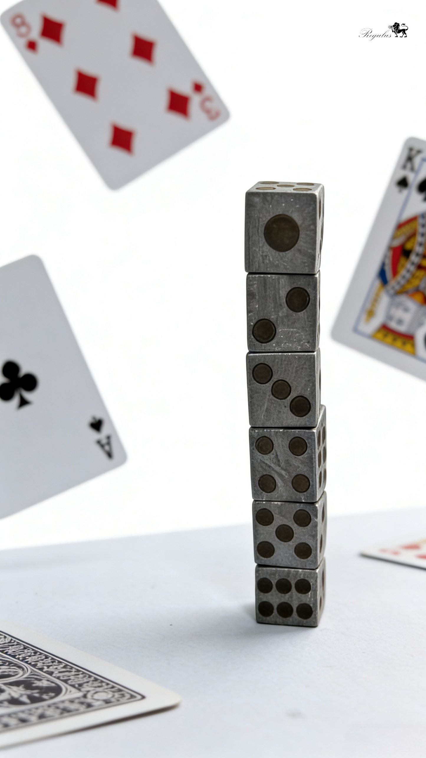 Genuine Iron Meteorite Dice, Widmanstätten Pattern, Polyhedral Gaming Dice