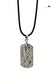 Meteorite Dog Tag Pendant, 4.5 Billion Year Old Space Amulet, Raw Universe Jewelry