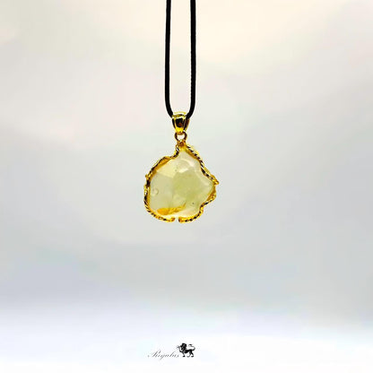 Tektites,Pendant,Meteorite,About 2-3cm,Glass meteorite wrapped in 925 silver,Libya Natural Glass,For man/woman,holiday gift