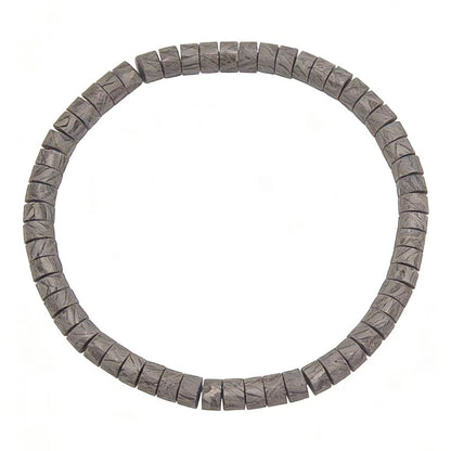 Widmanstätten Iron Meteorite Bracelet, 4.5 Billion Year Old Cosmic Jewelry