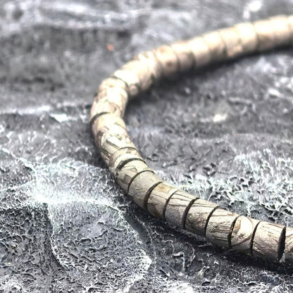 Widmanstätten Iron Meteorite Bracelet, 4.5 Billion Year Old Cosmic Jewelry