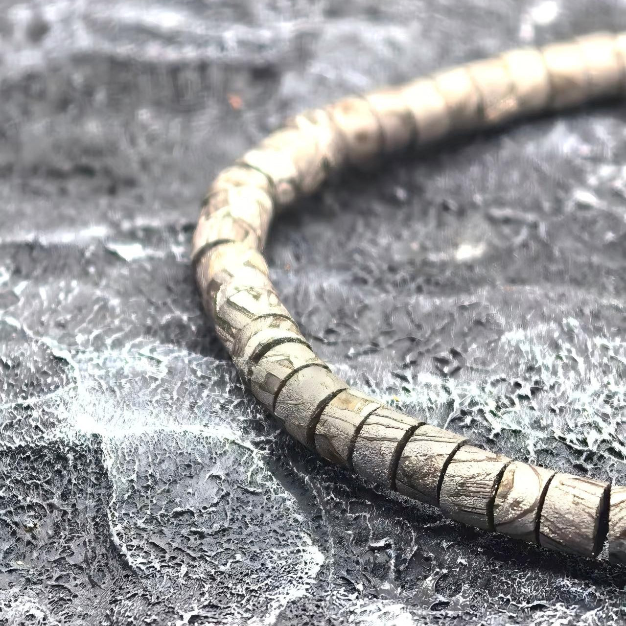 Widmanstätten Iron Meteorite Bracelet, 4.5 Billion Year Old Cosmic Jewelry