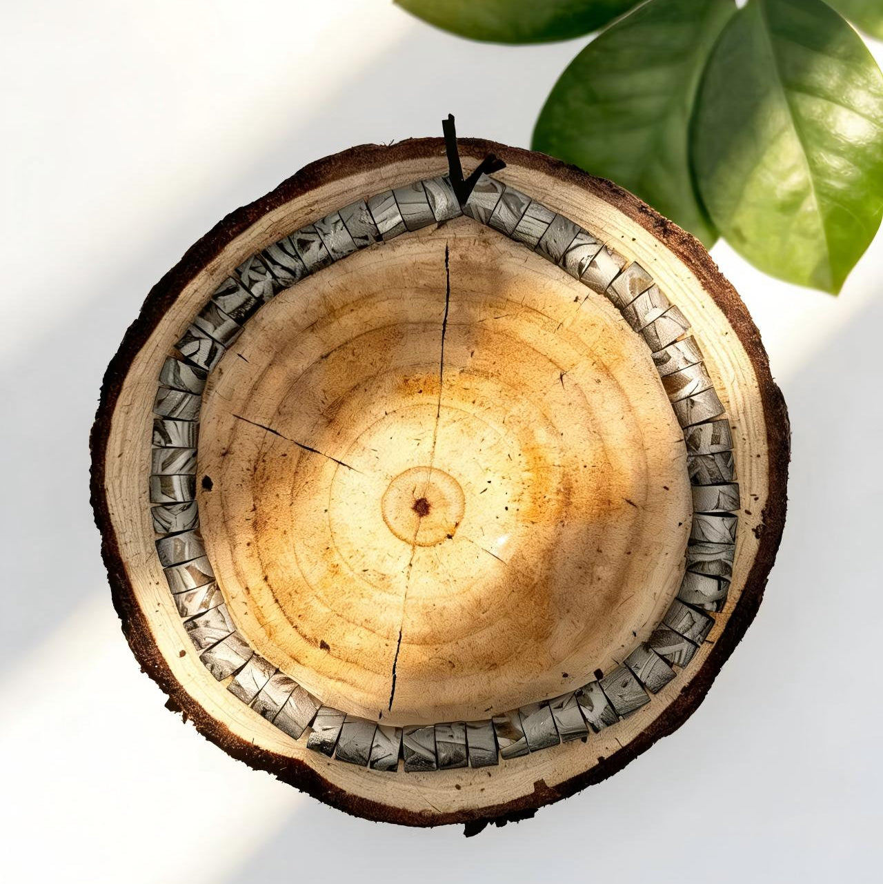 Widmanstätten Iron Meteorite Bracelet, 4.5 Billion Year Old Cosmic Jewelry