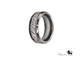 Iron Meteorite Tungsten Ring for Men and Women,space gift