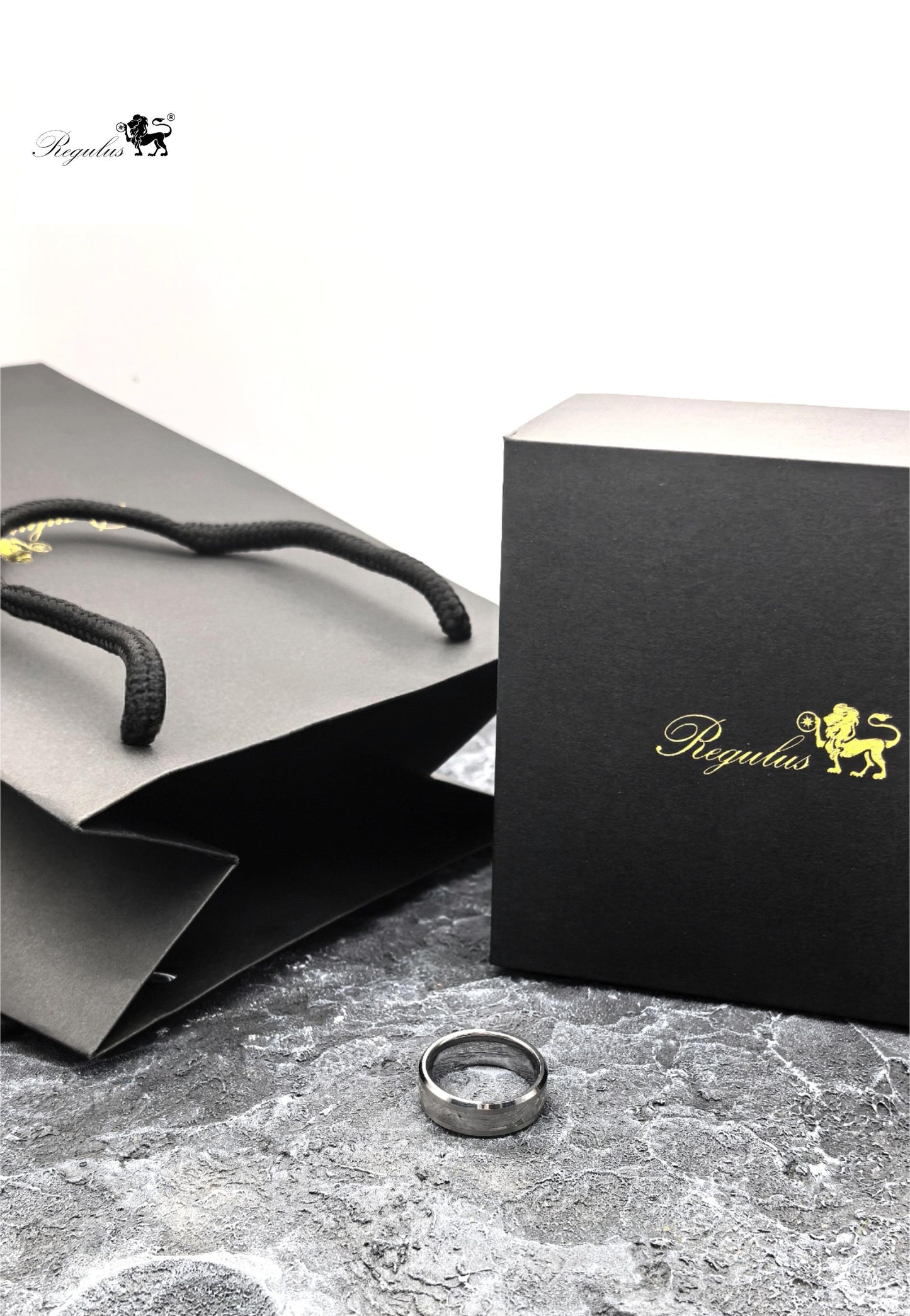 Iron Meteorite Tungsten Ring for Men and Women,space gift