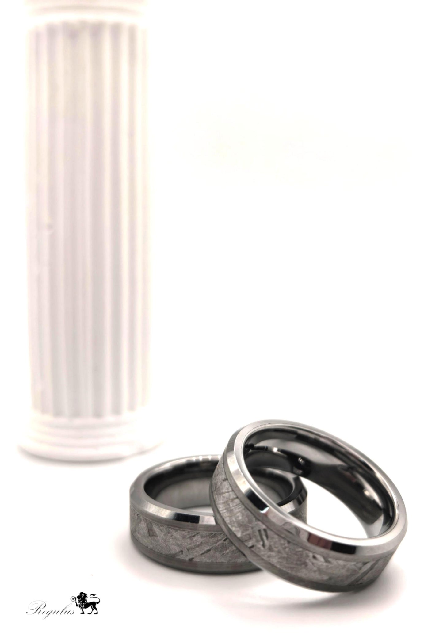 Iron Meteorite Tungsten Ring for Men and Women,space gift