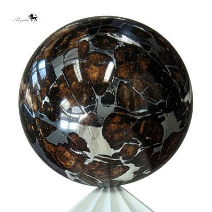 Pallasite Meteorite Ball, Around 2.5cm, Cosmic Gift,Space Rock Crystal Ball,Mineral Specimen