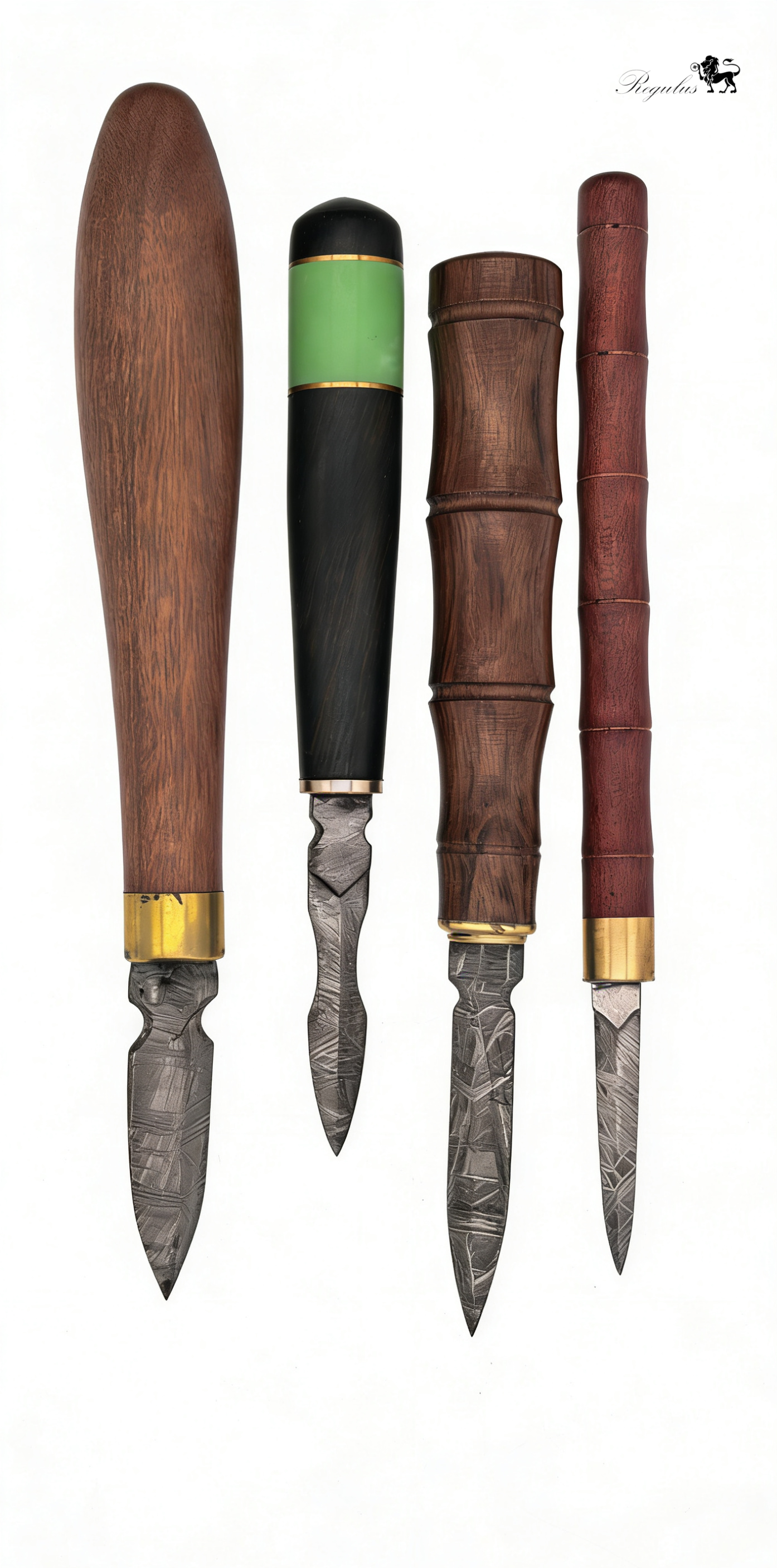 Handmade Muonionalusta Meteorite Tea Knife, Cosmic Widmanstätten Pattern, Natural Wood Handle,Around 16cm