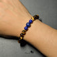 lapis lazuli Beads Bracelet-,Natural Stone Healing Meditation Balance Bracelet,Spiritual Protection Inner Peace Anxiety Relief Gift