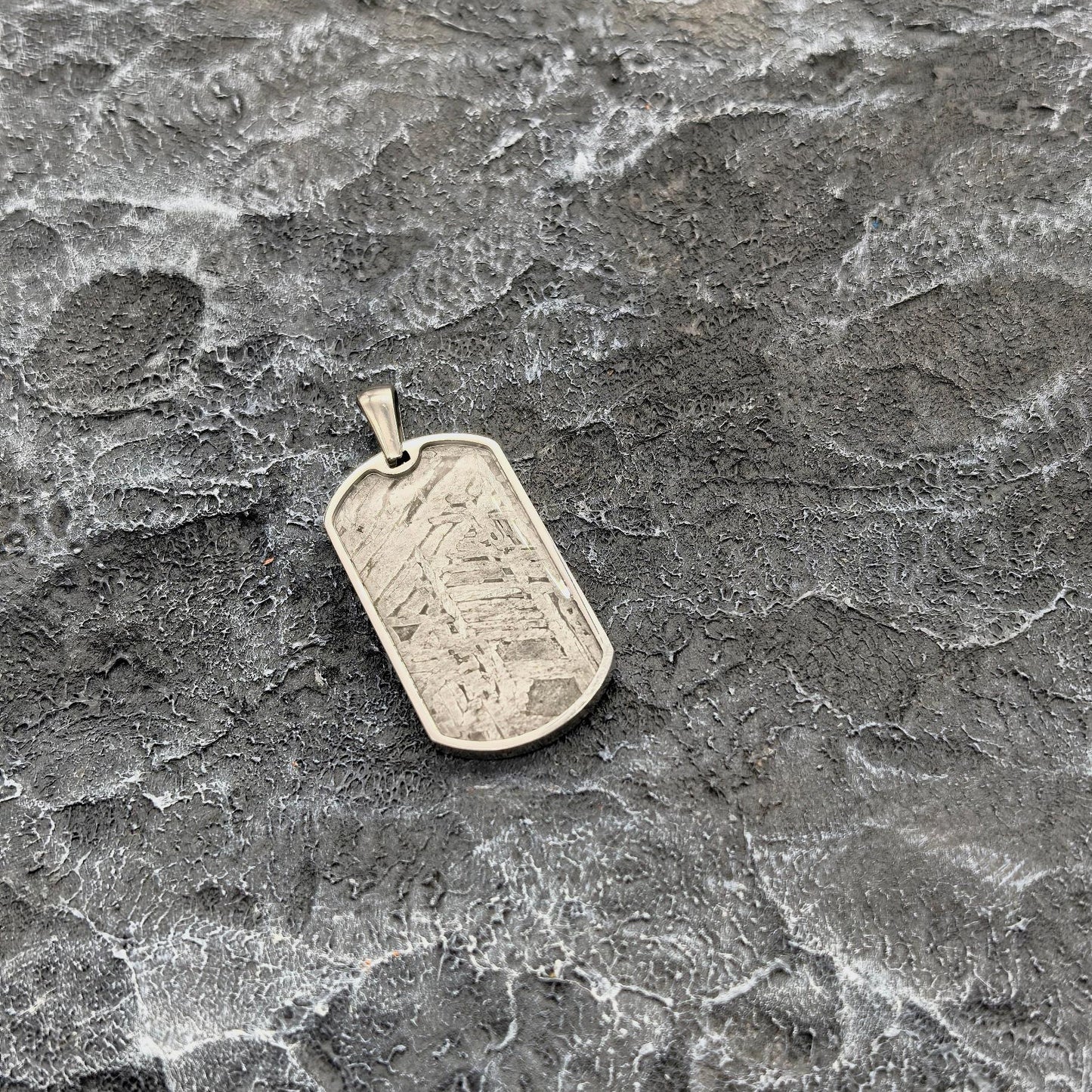 Natural Iron Meteorite Pendant Necklace: Space Jewelry Gift