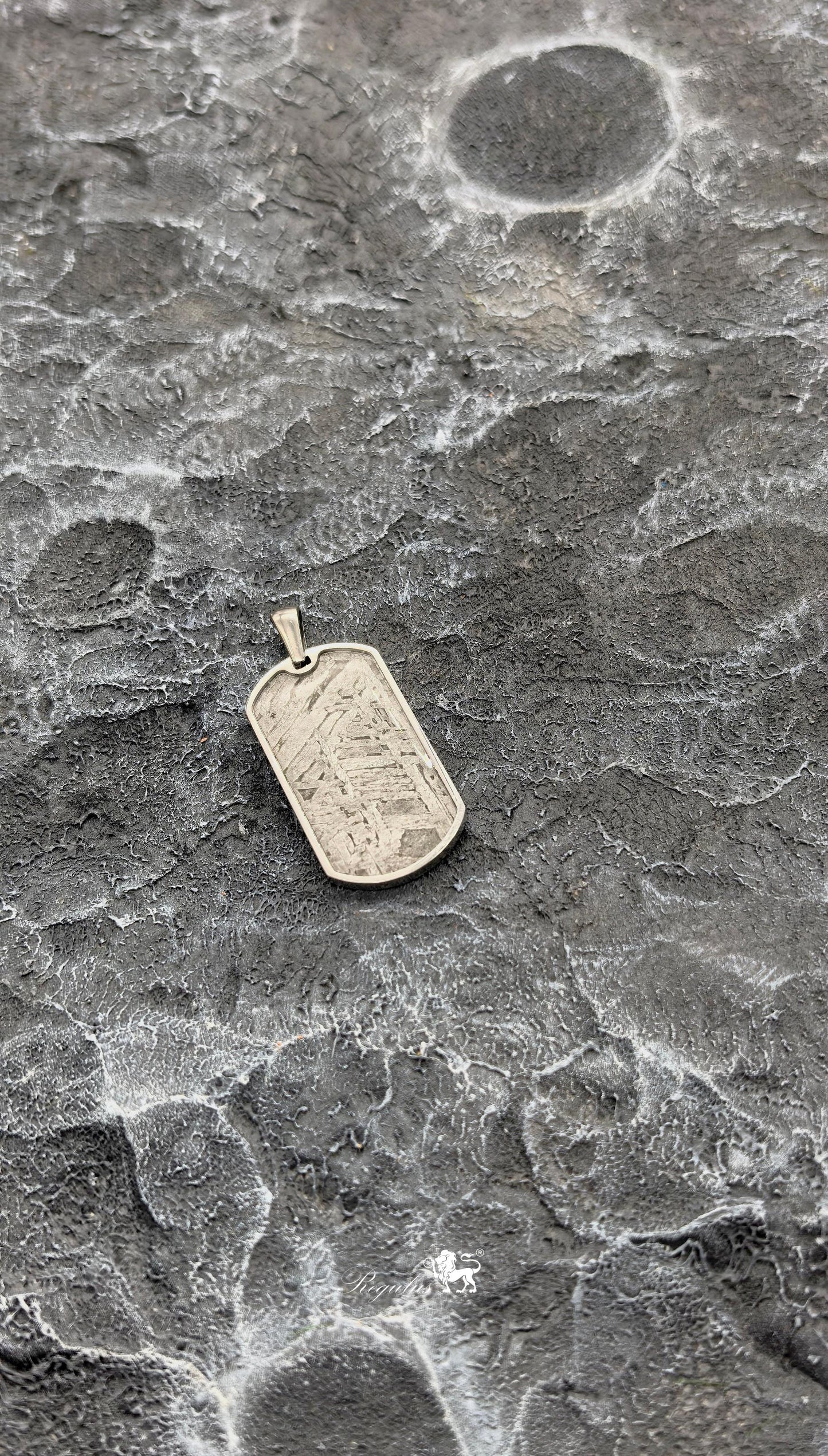 Natural Iron Meteorite Pendant Necklace: Space Jewelry Gift