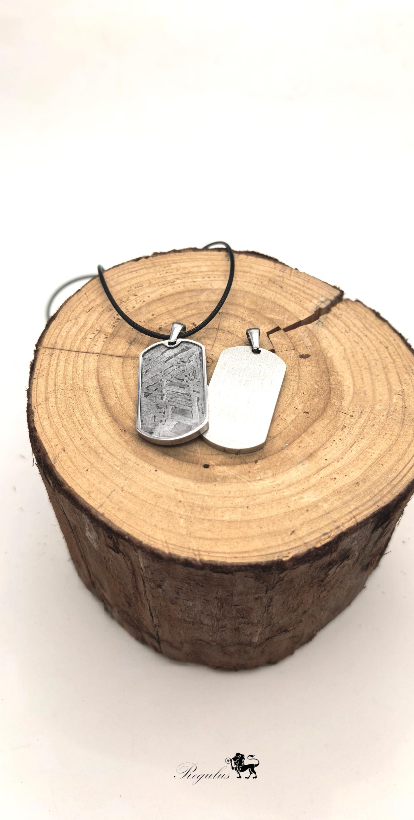 Natural Iron Meteorite Pendant Necklace: Space Jewelry Gift