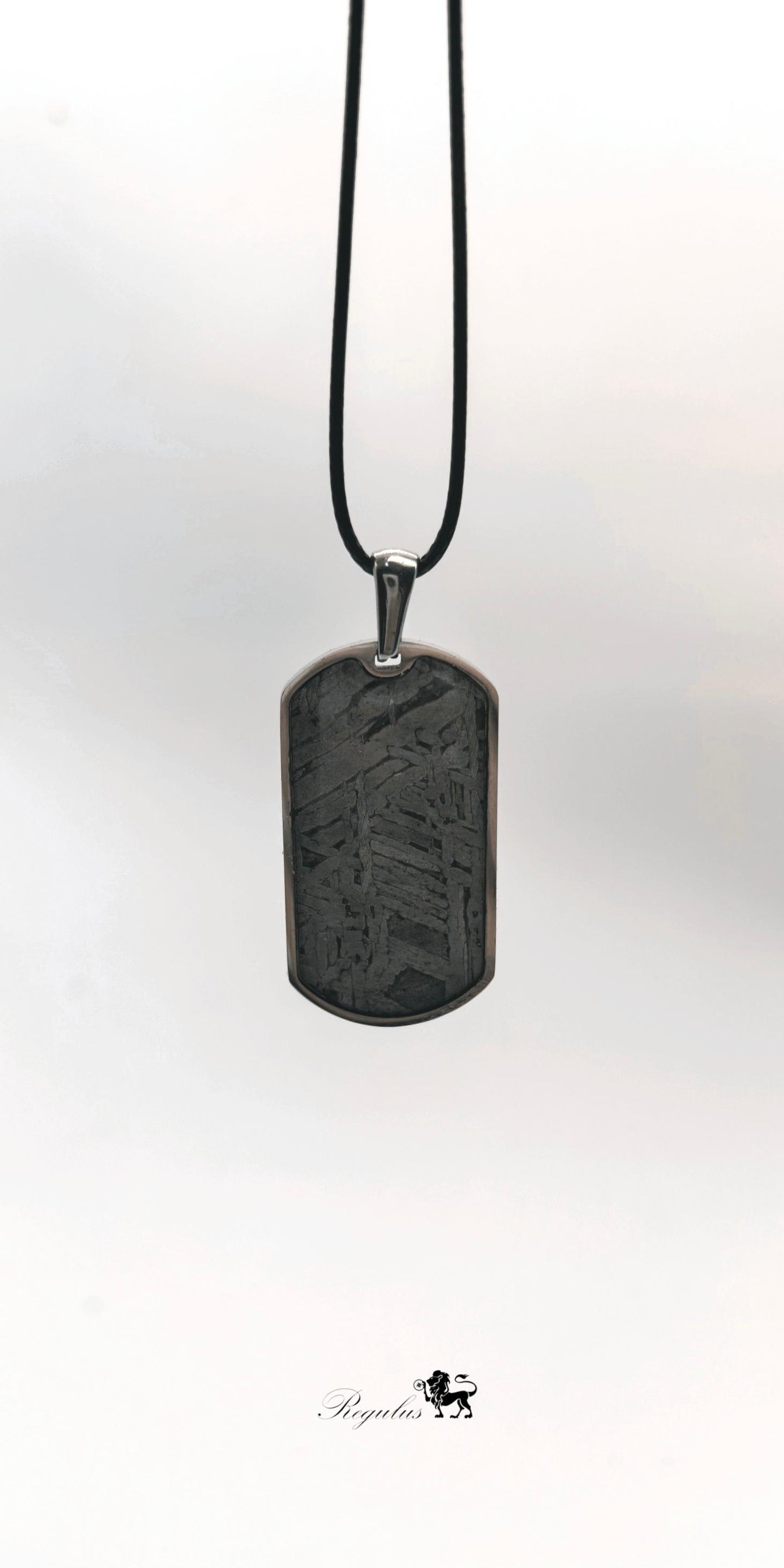 Natural Iron Meteorite Pendant Necklace: Space Jewelry Gift