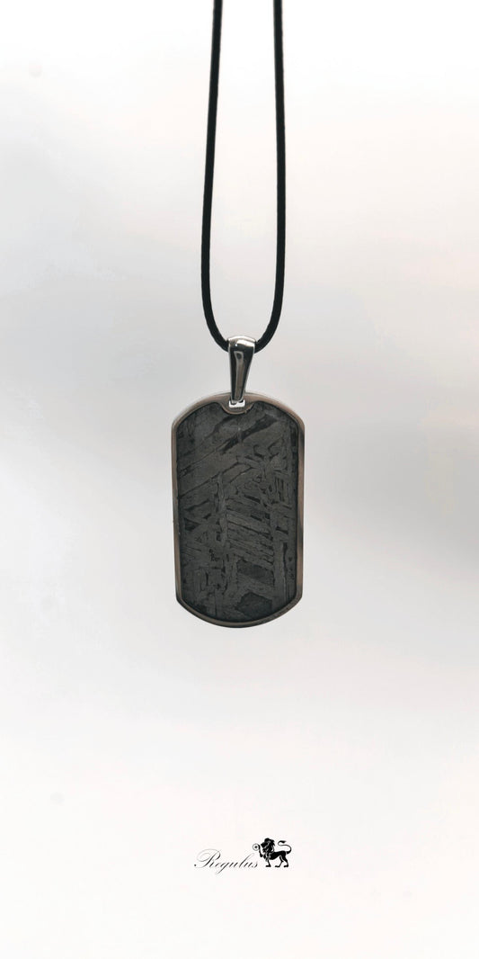 Natural Iron Meteorite Pendant Necklace: Space Jewelry Gift