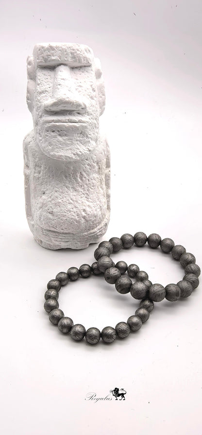 Iron Meteorite Aletai Meteorite Bracelet: 4.5 Billion Year Old Cosmic Jewelry