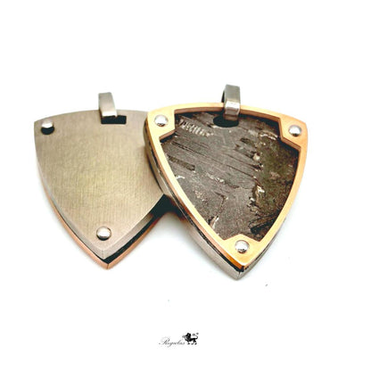 Natural Iron Meteorite Pendant: Space Treasure Necklace