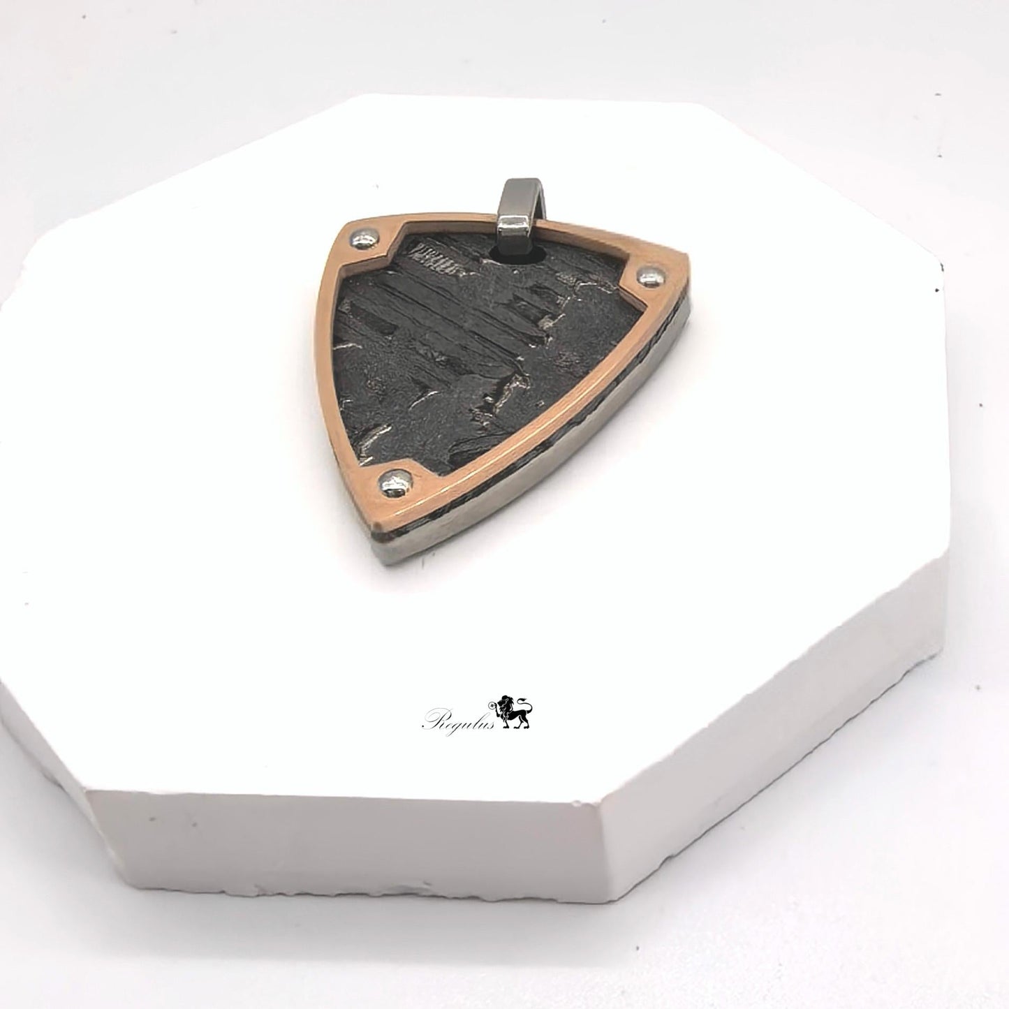 Natural Iron Meteorite Pendant: Space Treasure Necklace