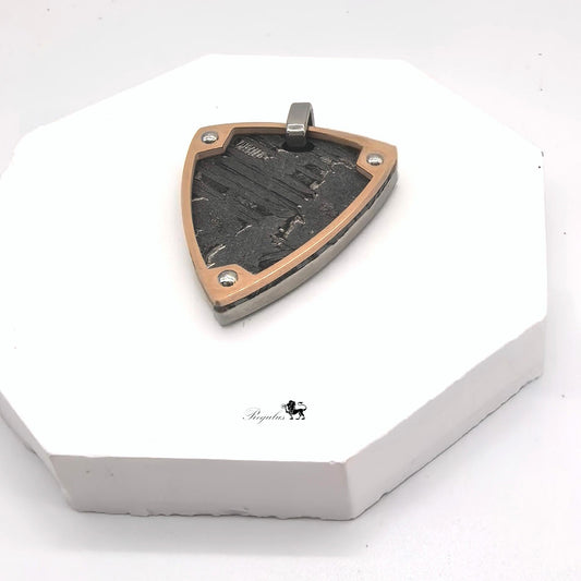 Natural Iron Meteorite Pendant: Space Treasure Necklace