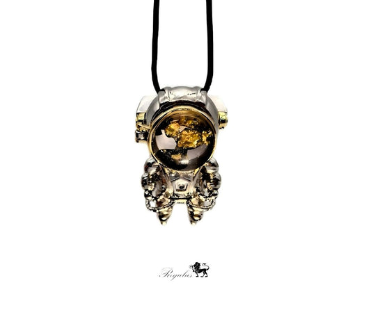 Pallasite Meteorite Pendant，Olive Crystal Space Jewelry