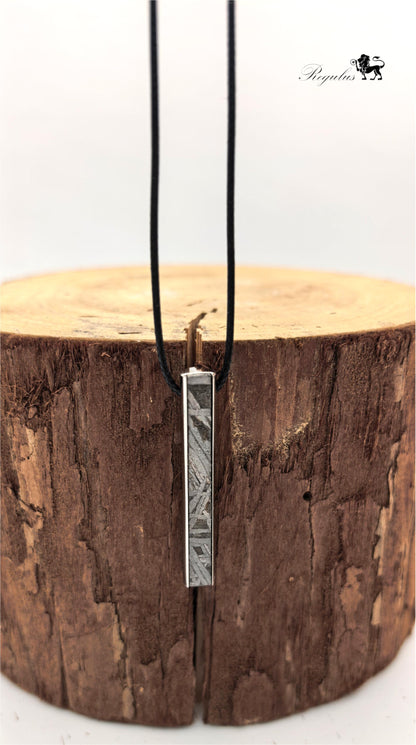 Iron Meteorite Aletai Meteorite Pendant: Natural Space Jewelry
