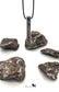 Iron Meteorite Aletai Meteorite Pendant: Natural Space Jewelry