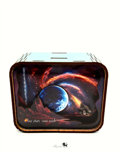 Meteorite Music Box, Starry Sky, Galaxy Theme, Desktop Decoration