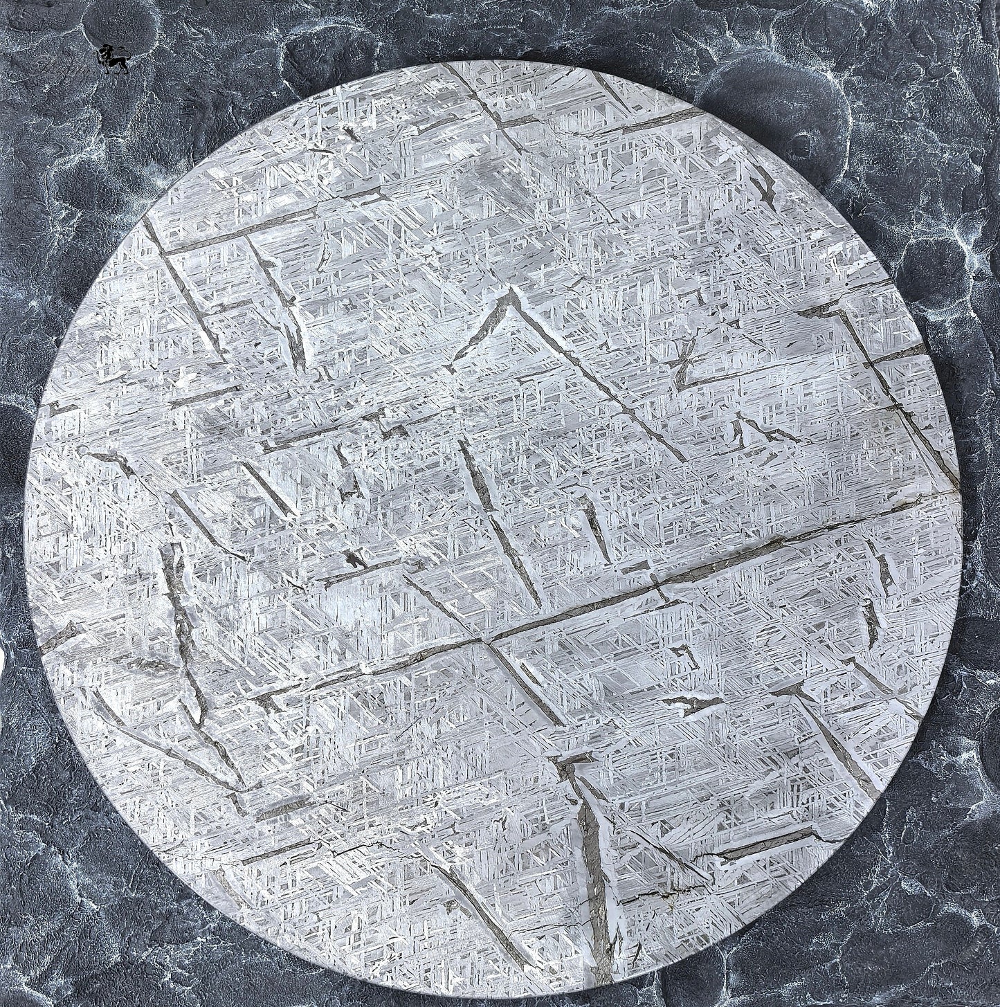 Exquisite Meteorite "Full Moon" Disc · An Eternal Circle Preserving Stardust