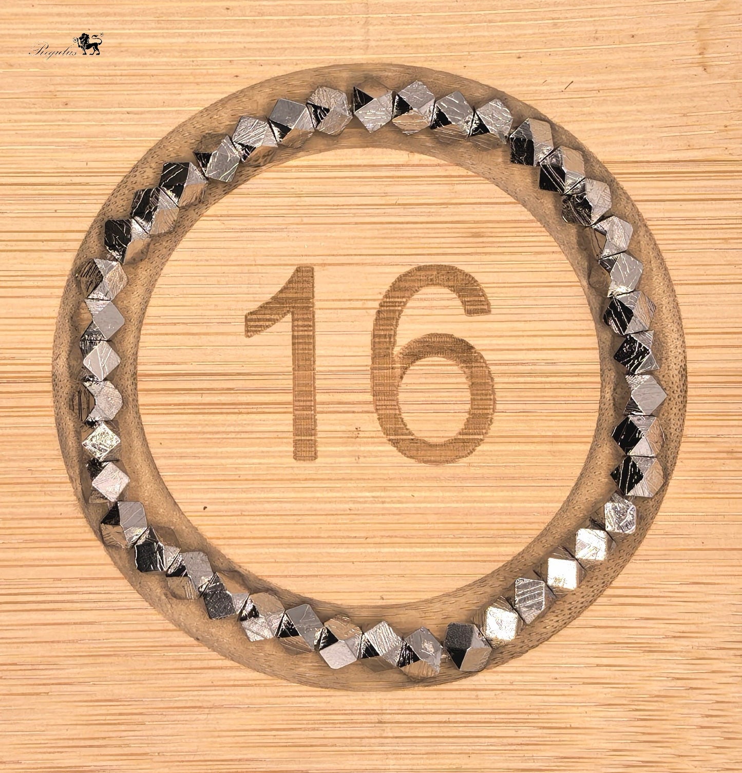Iron Meteorite Cube Bracelet, 4.5 Billion Year Old Space Rock, Geometric Anniversary Gift