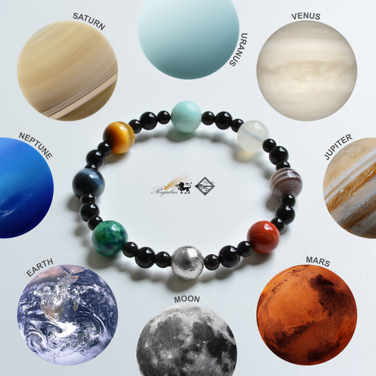 Galaxy Muonionalusta Meteorite  Bracelet