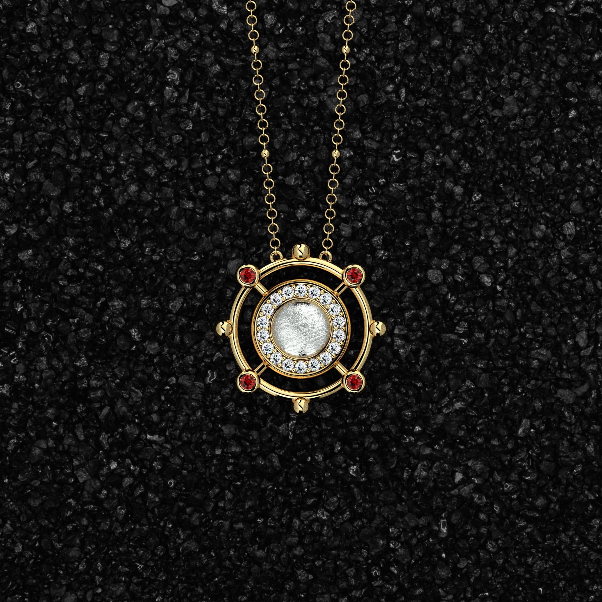 Muonionalusta Meteorite Pendant