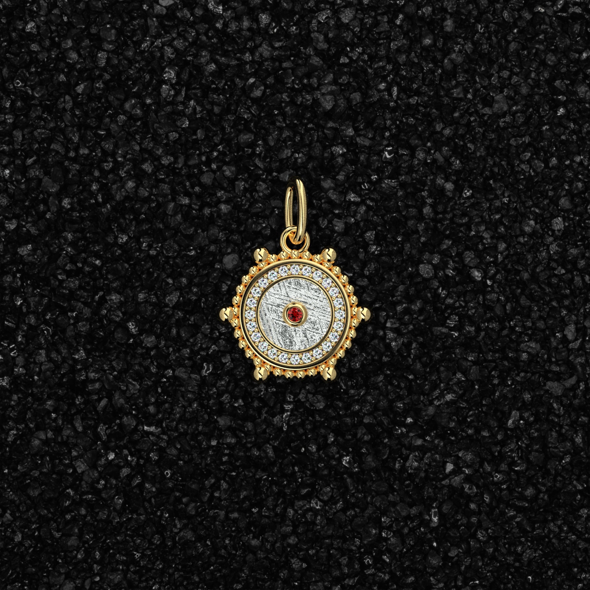 Muonionalusta Meteorite Pendant